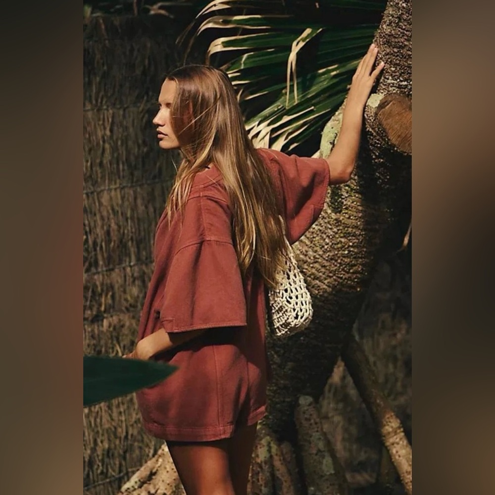 NWOT Free People Easton Romper Size Large